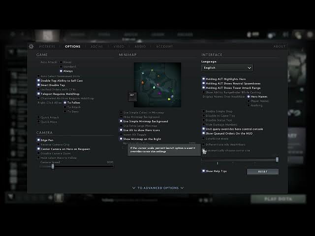 Video thumbnail for How To Change Cursor Size In Dota 2