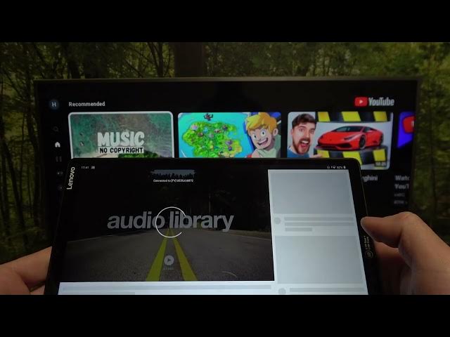 Video thumbnail for Lenovo TAB M10 Plus - How to Share Display from Youtube to TV? Cast Screen by Youtube App!