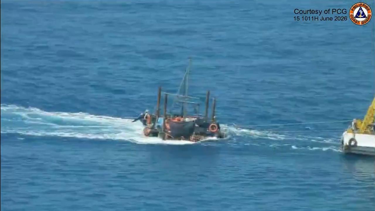 Video thumbnail for Philippines: Philippine Coast Guard accuses China of violating UNCLOS with floating platform.