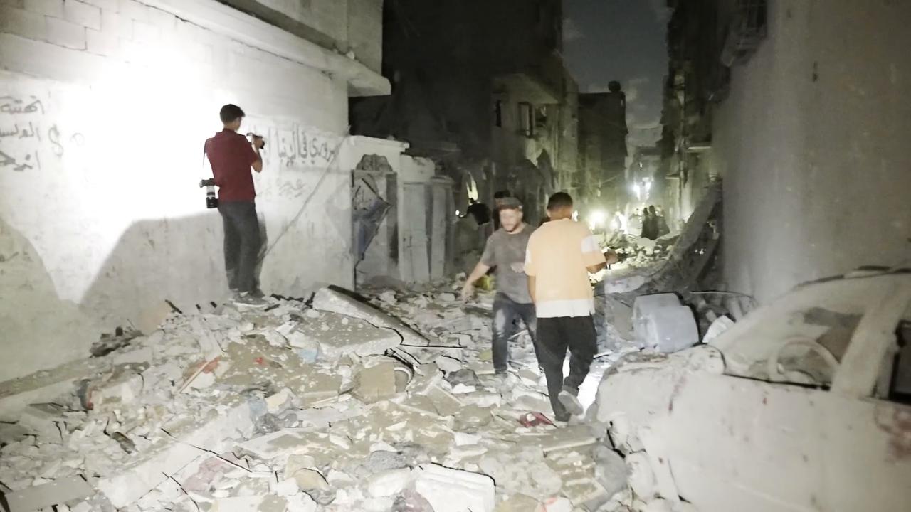 Video thumbnail for Israeli Strike Hits Gaza Home 2.