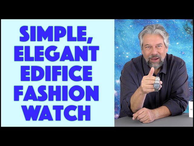 Video thumbnail for Casio Edifice Slim EFR-S108D-2AV Analog Fashion Watch -- REVIEW