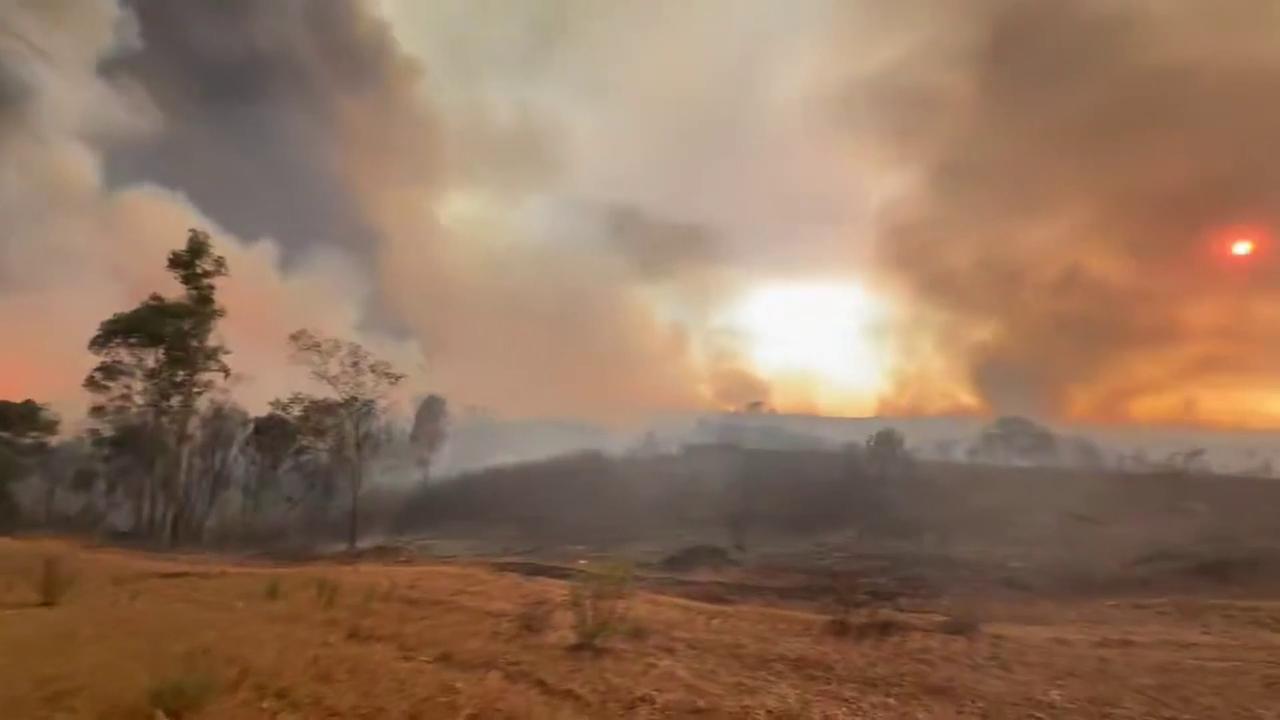 Video thumbnail for Spain: Wildfire Explodes Across Huelva Hills As Massive Flames Race Through Dry Terrain.