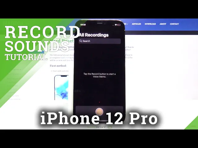 Video thumbnail for How to Record Sounds on iPhone 12 Pro – Use Sound Recorder