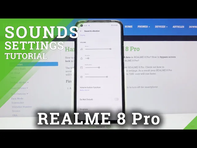 Video thumbnail for How to Find Sound Settings in REALME 8 Pro – Manage Sounds