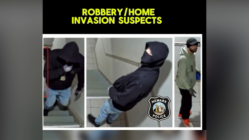 Video thumbnail for Man arrested, 3 others sought in Newark home invasion involving fake FBI agents