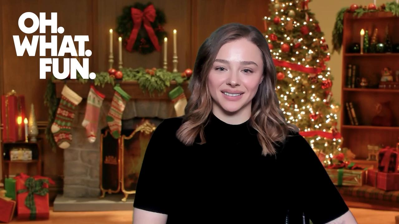 Video thumbnail for Chloë Grace Moretz Was Thrilled To Play A "Cool, Gay Character" In Amazon's 'Oh What Fun' Christmas Movie