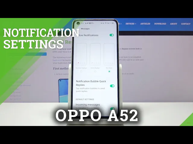 Video thumbnail for How to Change Notifications Alerts in OPPO A52 - Notifications Settings