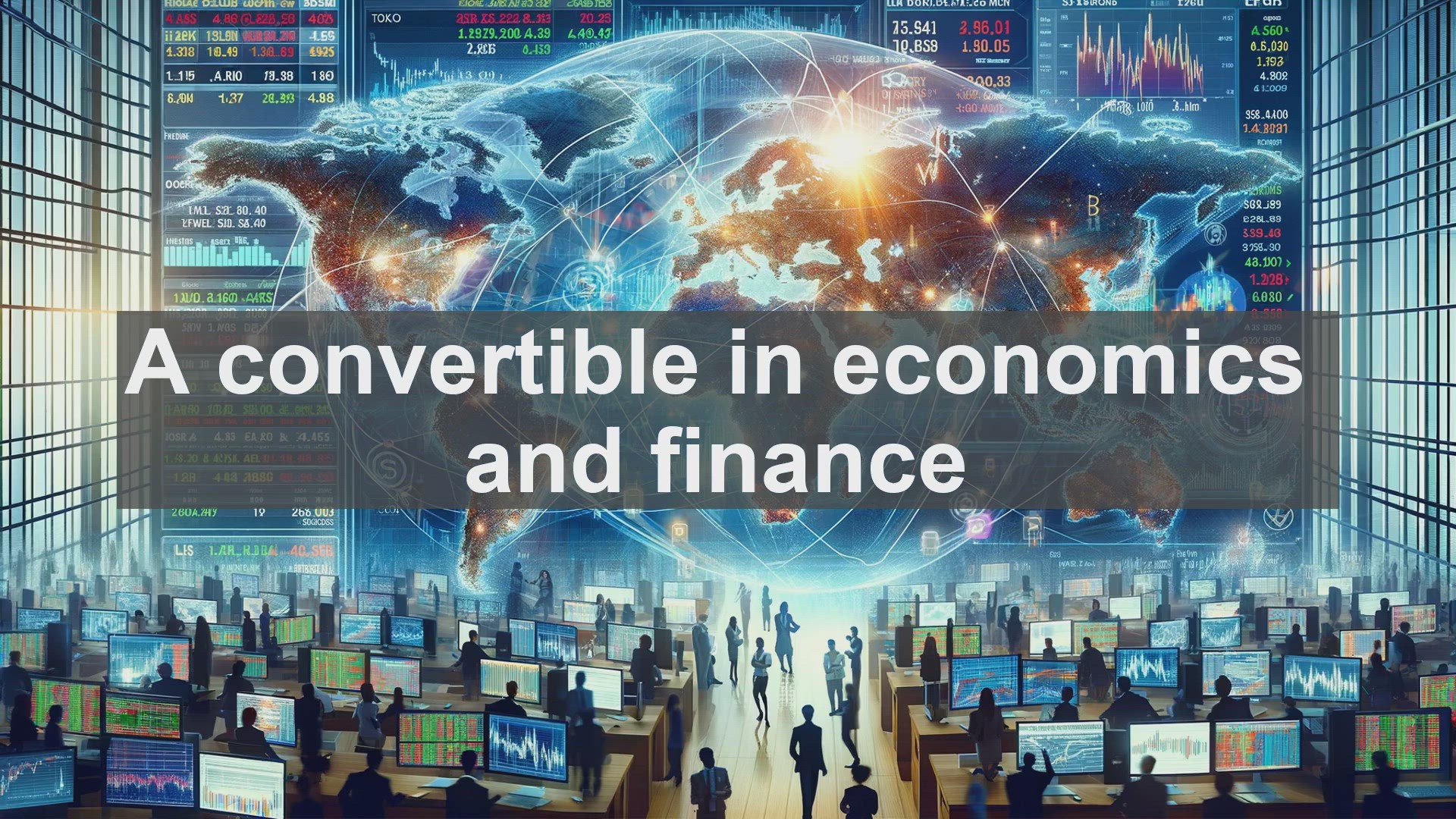 'Video thumbnail for A convertible in economics and finance'