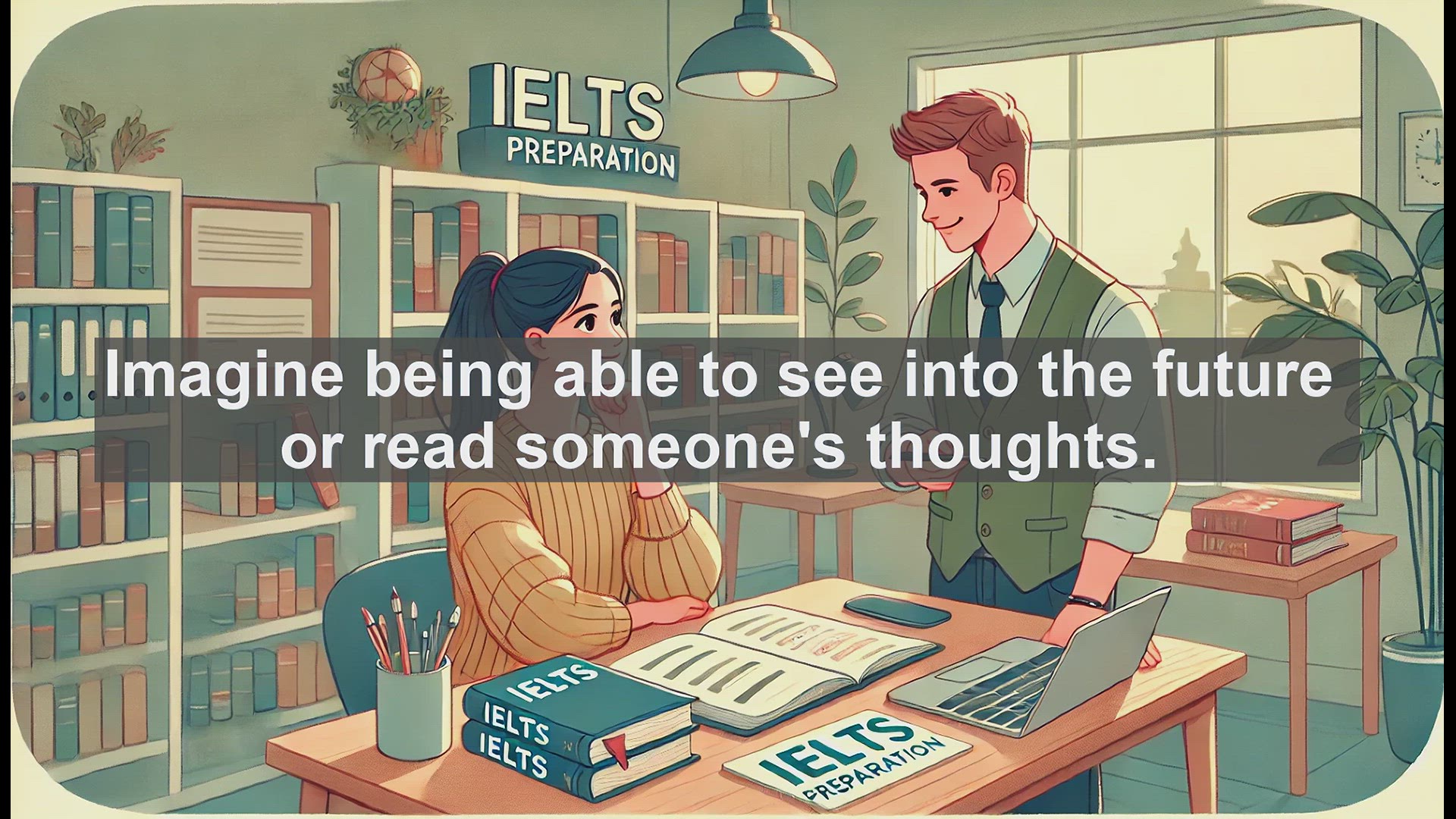 'Video thumbnail for 2000 Must Know IELTS 9.0 Vocabulary - Clairvoyant: The Word That Sees Beyond'