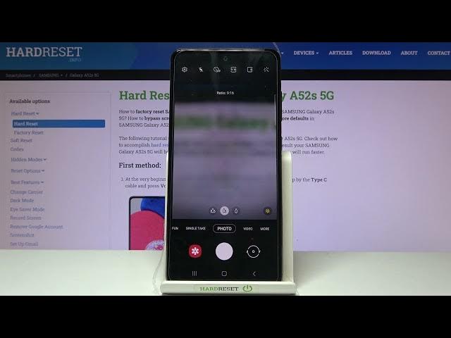 Video thumbnail for SAMSUNG Galaxy A52s 5G and Camera Modes – Adjust Camera Aspect Ratio Option