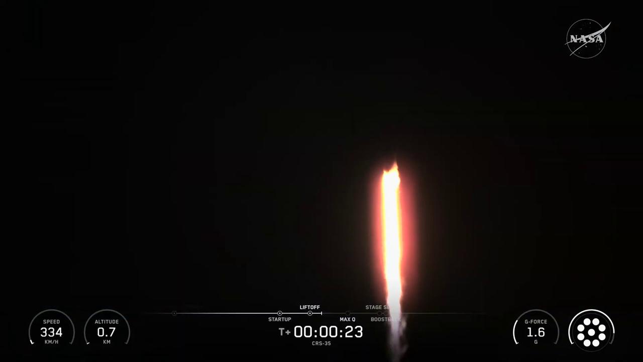 Video thumbnail for United States: SpaceX Launches ISS Resupply Mission From Cape Canaveral.