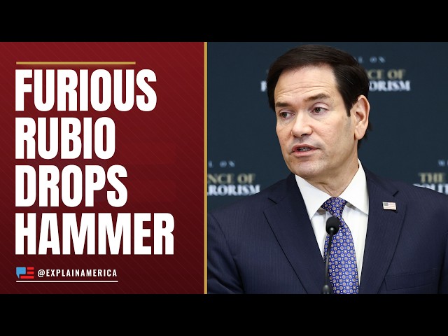 Video thumbnail for 'WE WILL DISMANTLE THEM' - Rubio Shakes DC With Announcement