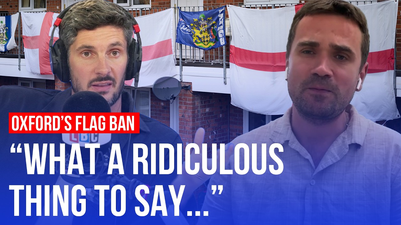 Video thumbnail for Local council goes to court to try and ban England flags | LBC debate