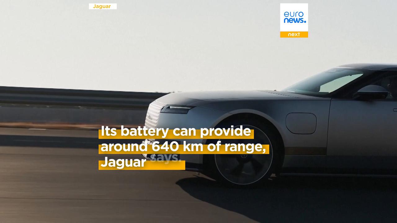 Video thumbnail for Rebranded Jaguar unveils its first electric sportscar: The Type 01EV