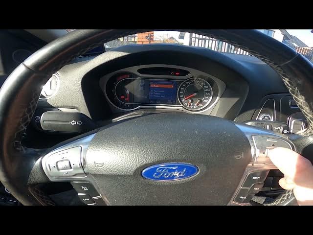 Video thumbnail for How to Enter CD Display on Speedometer Display in Ford Mondeo IV ( 2007 - 2014 )