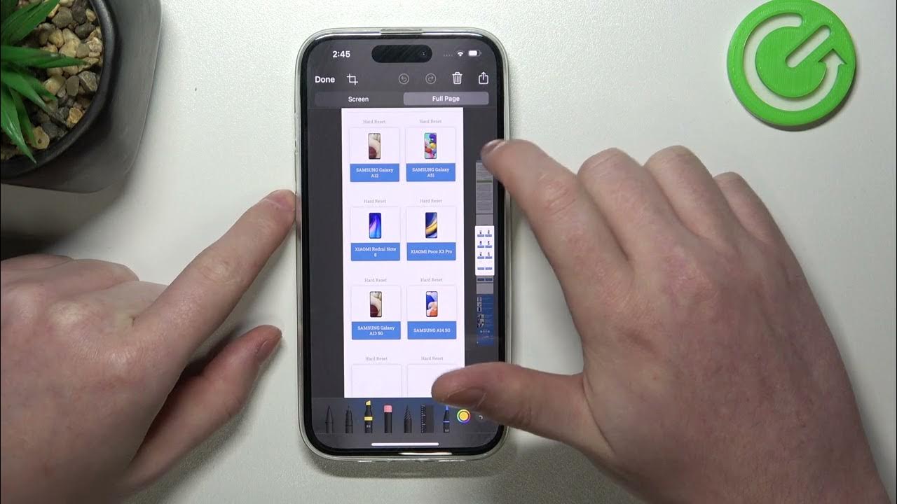 Video thumbnail for How To Take Full Page Screenshot In iPhone 15