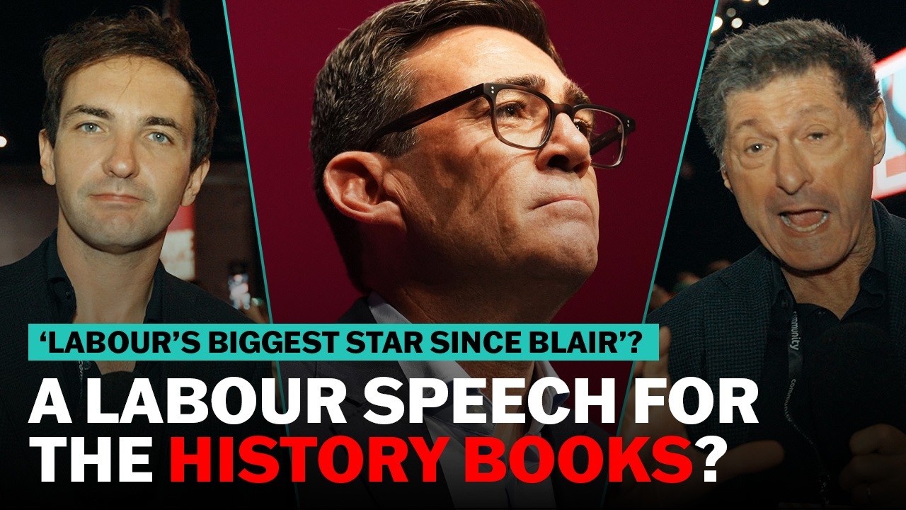 Video thumbnail for Did Andy Burnham just deliver one of the great political speeches? | The News Agents
