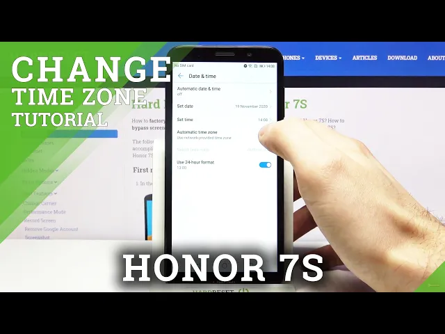 Video thumbnail for How to Change Date & Time Settings on HONOR 7S – Manage Time Settings