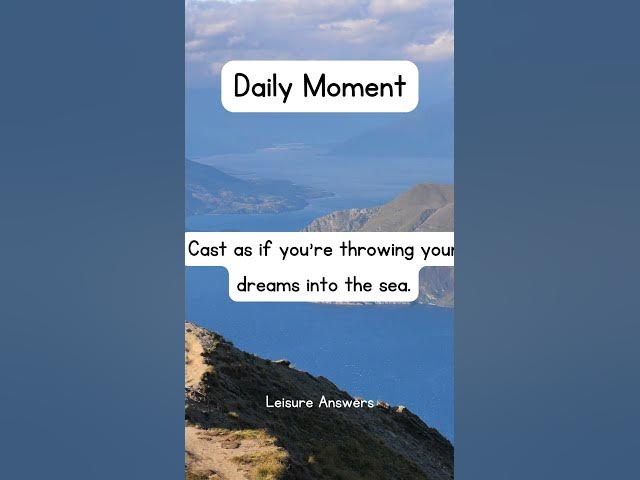 Video thumbnail for Enjoy the Serenity of Fishing #shorts #motivation #leisure #inspirational #wellness #wellbeing