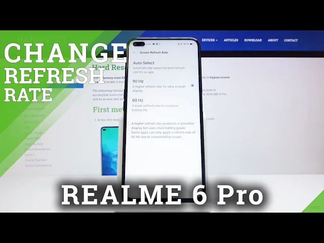 Video thumbnail for How to Change Display Refresh Rate in Realme 6 Pro – Refresh Rate