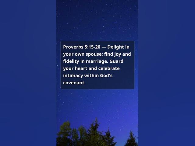 Video thumbnail for Delight in Your Spouse — Proverbs 5:15-20 (Marriage Encouragement)