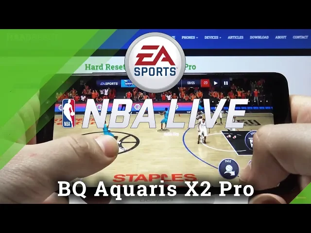 Video thumbnail for NBA Live on BQ Aquaris X2 – Gaming Quality Checkup