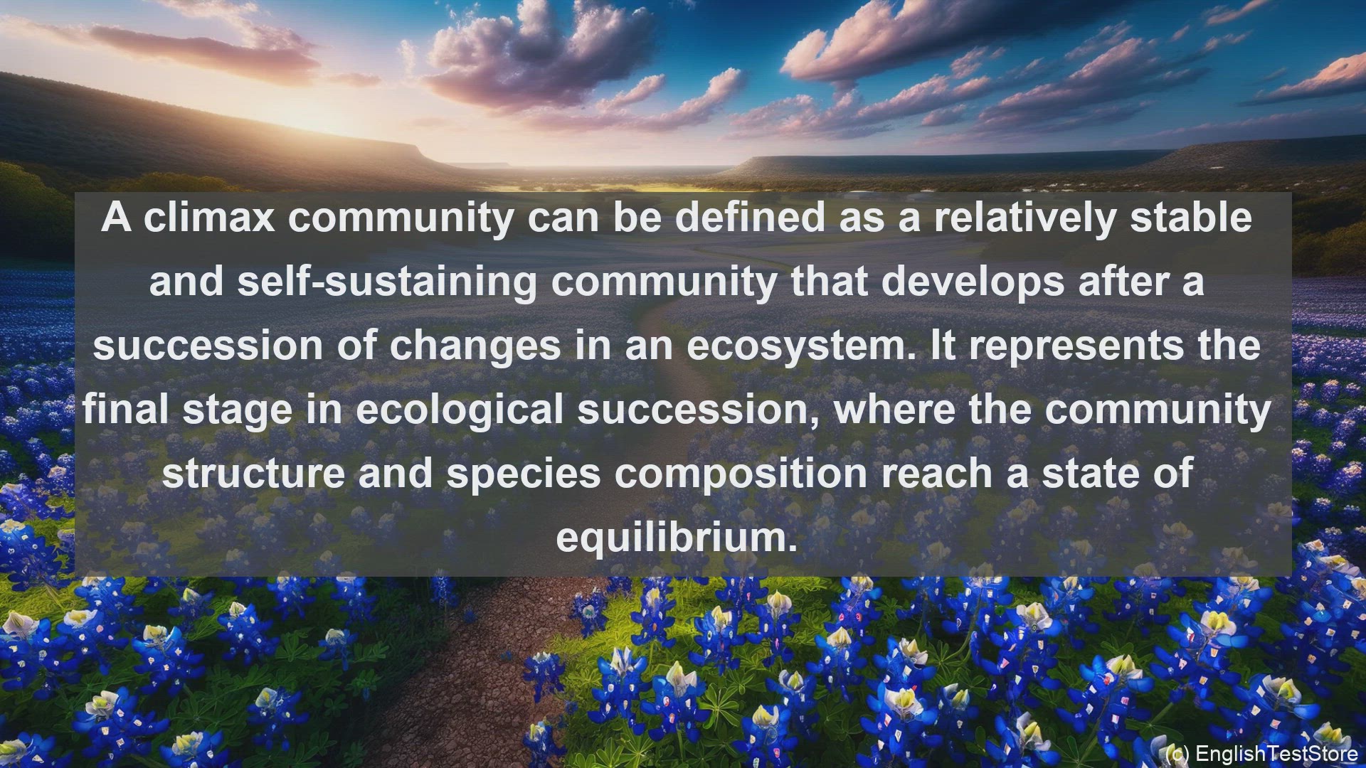 'Video thumbnail for Climax community in science  definition and examples'