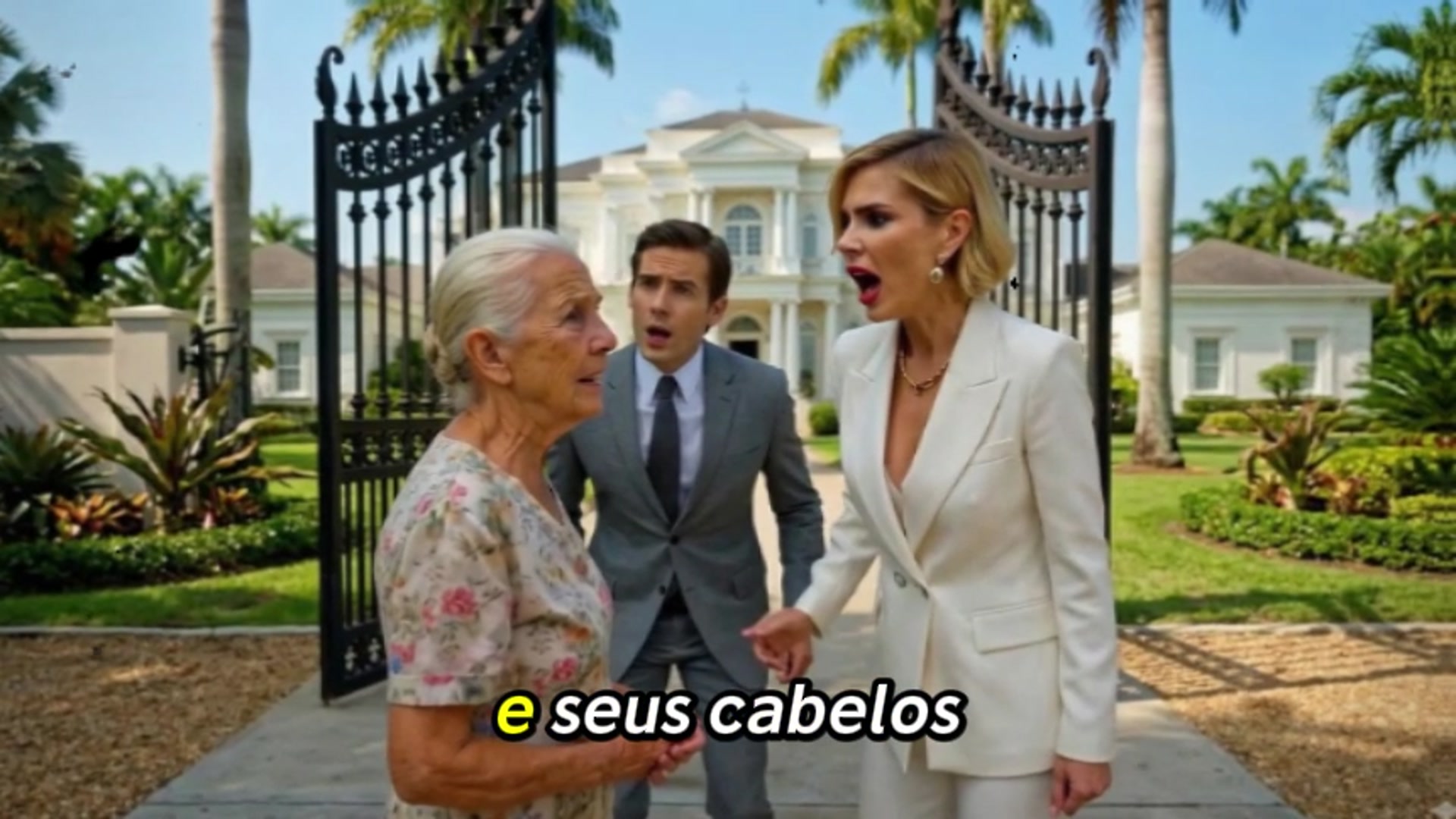 Video thumbnail for NORA HUMILHA IDOSA POBRE NO PORTÃO DA MANSÃO… ATÉ O FILHO CHEGAR E REVELAR QUEM ELA REALMENTE É 😱