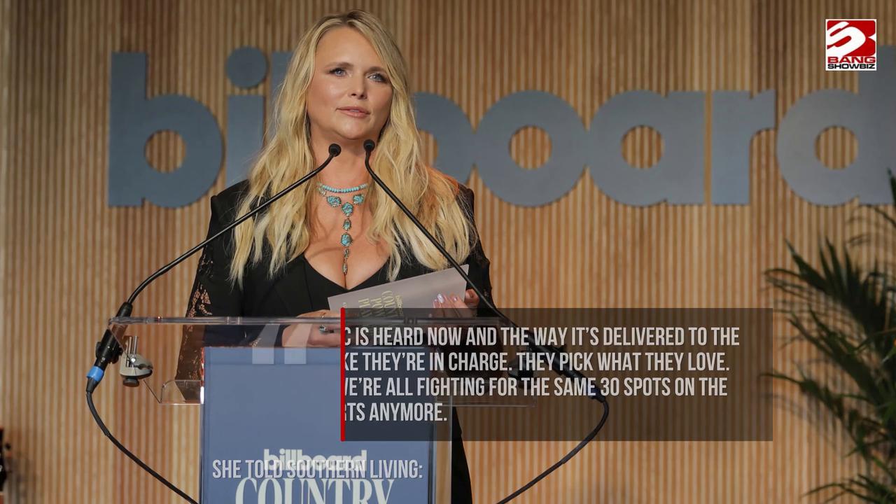 Video thumbnail for Miranda Lambert delights in seeing female artists ‘winning’.