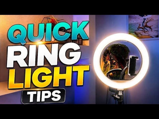 Video thumbnail for How to Use a Ring Light for Video (YouTube Lighting Tips)