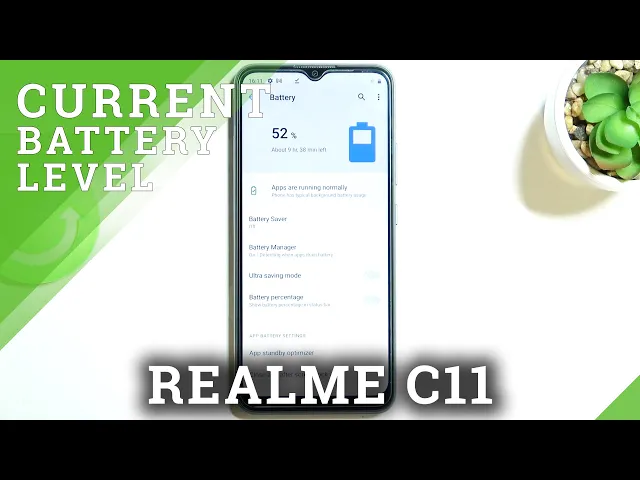 Video thumbnail for How to Show Up Battery Percentage on REALME C11 (2021) – Manage Battery Settings