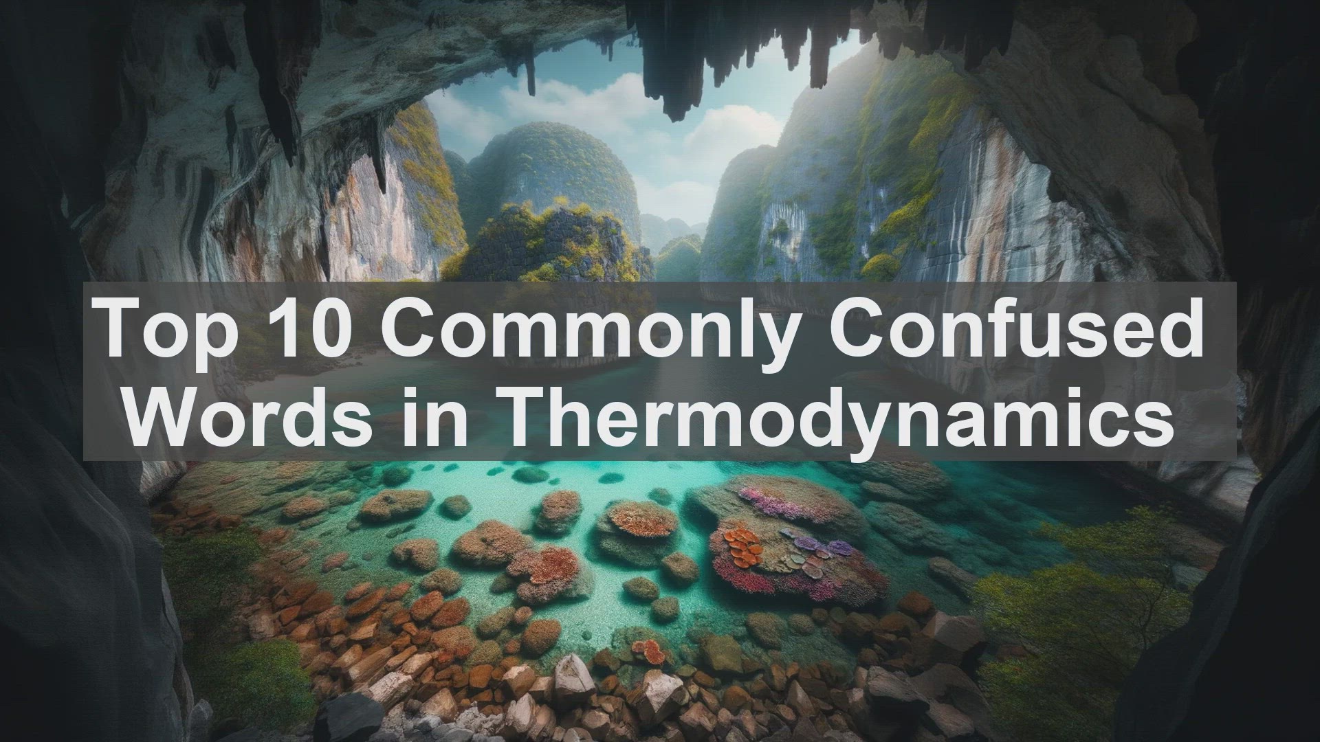 'Video thumbnail for Top 10 Commonly Confused Words in Thermodynamics'