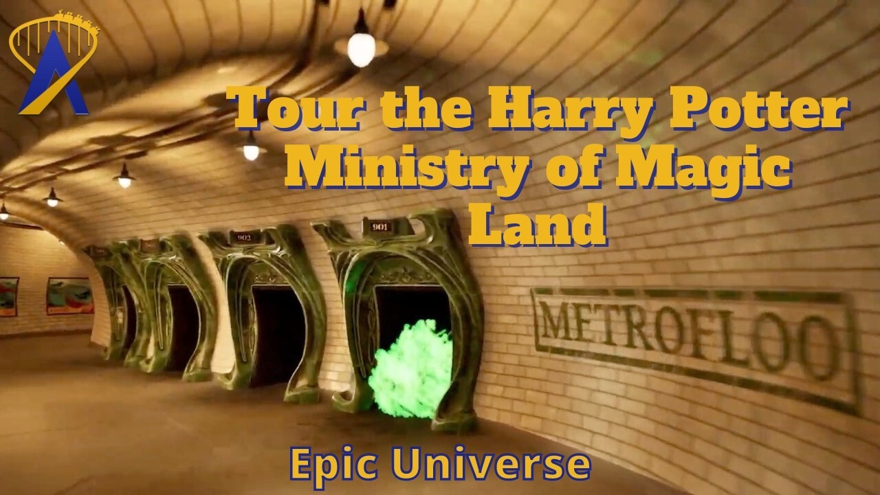 Video thumbnail for Fly Through Ministry of Magic at The Wizarding World of Harry Potter Epic Universe