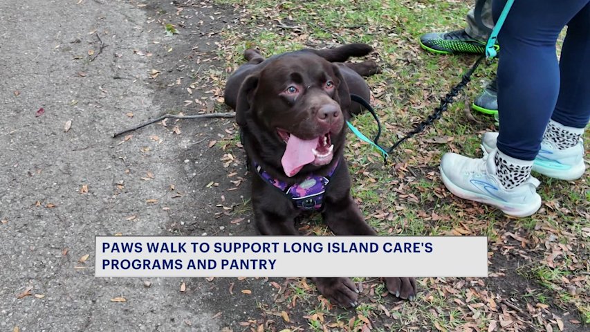 Video thumbnail for Paws Walk 5K at Belmont Lake State Park supports local pet owners in need