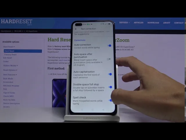 Video thumbnail for How to Activate Spell Checker in REALME X3 SuperZoom – Errors Correction