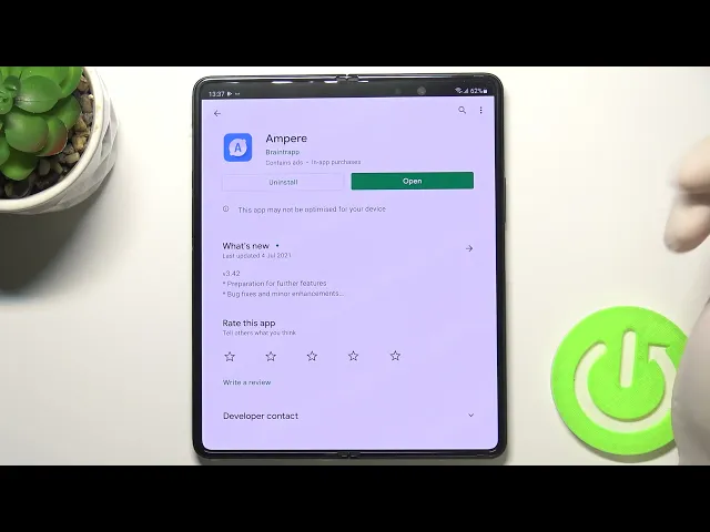 Video thumbnail for How to Check Battery Temperature in Samsung Galaxy Z Fold 3 5G? Ampere Application