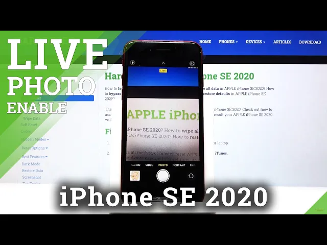 Video thumbnail for How to Activate Live Photo in iPhone SE 2020 – Use Live Photo Feature