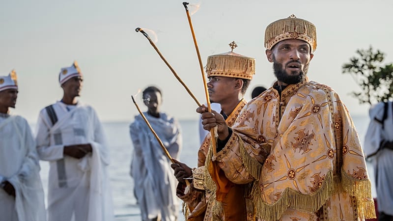 Video thumbnail for Baptism and renewal: Ethiopian Orthodox Christians celebrate Epiphany