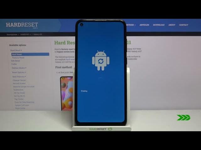 Video thumbnail for How to Hard Reset Samsung Galaxy A11 via Settings - Factory Data Reset