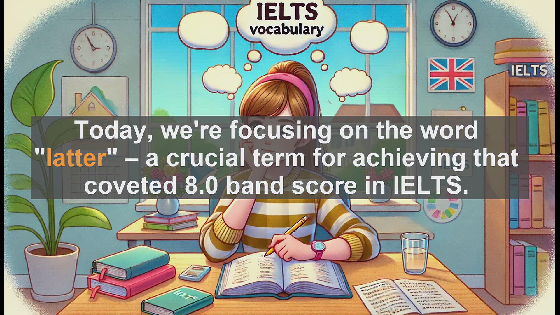 'Video thumbnail for 5000 Must Know IELTS 8.0 Vocabulary - Master 'Latter' for IELTS: Boost Your Band Score'