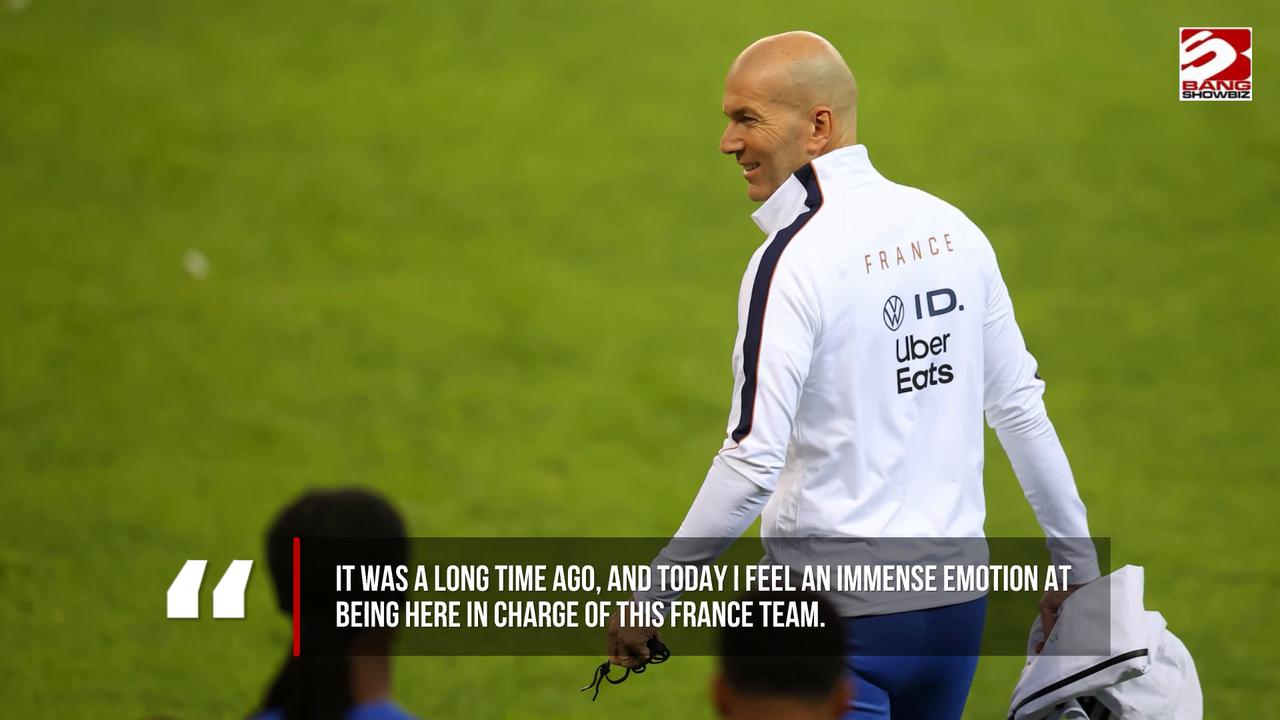 Video thumbnail for Zinedine Zidane reflects on his immense emotion ahead of his first match in charge of France