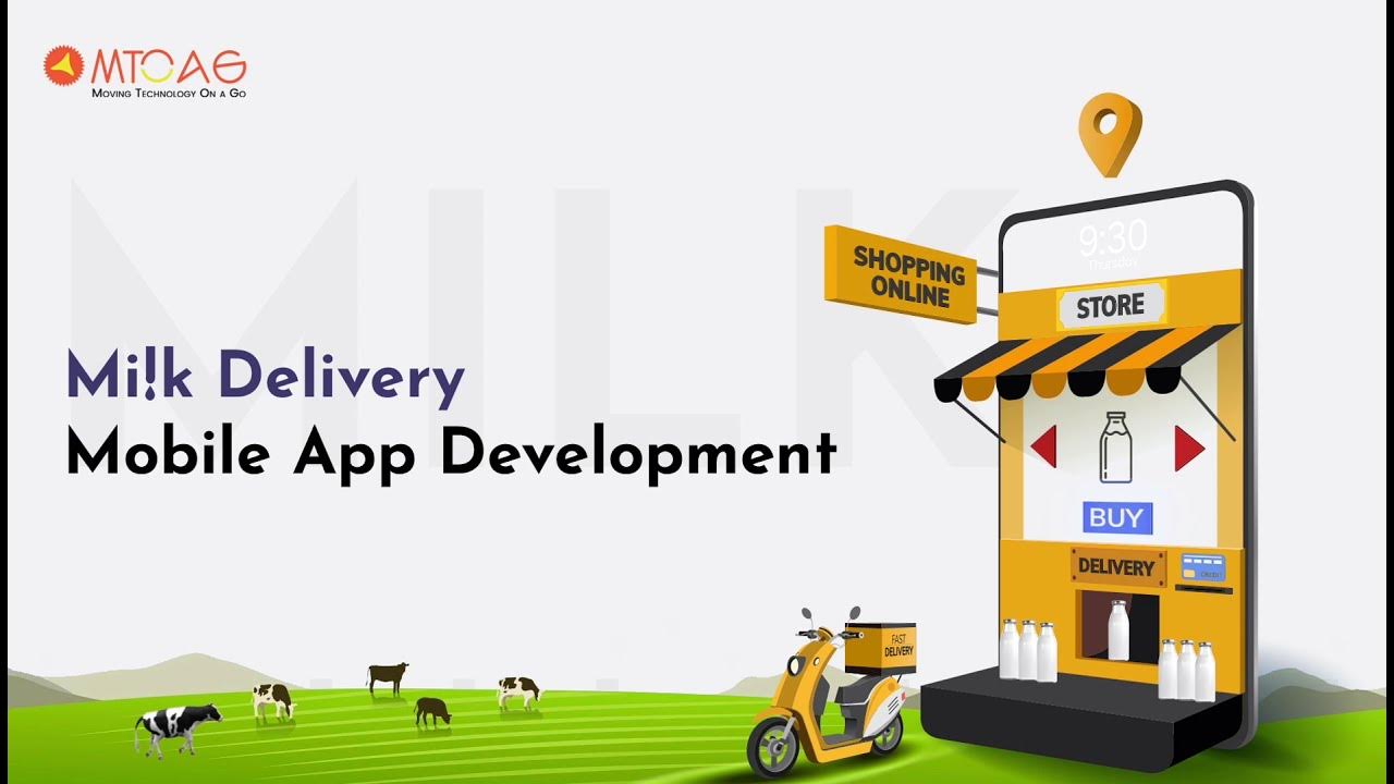 Video thumbnail for Milk Delivery app | Mtoag Technologies