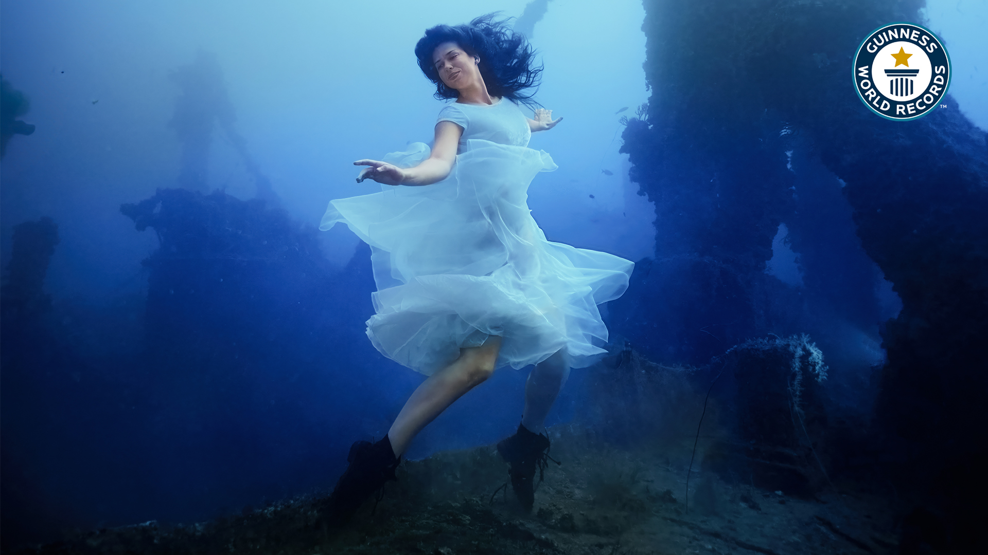 'Video thumbnail for Deepest Underwater Photoshoot'