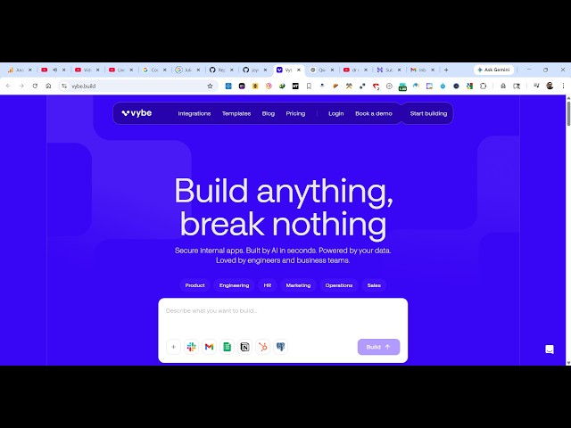 Video thumbnail for This Vybe.build AI Coding Editor & Agent is INSANE to Build & Deploy Full Stack Apps From Prompt