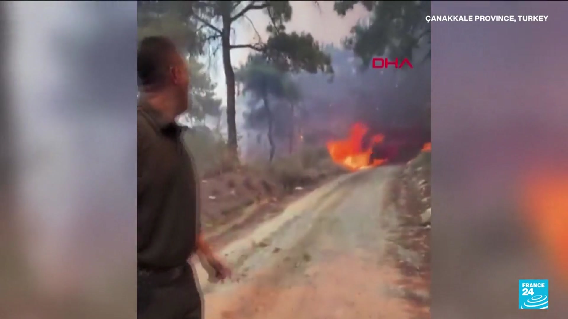 'Video thumbnail for Southern Europe suffocates in deadly heat-fuelled wildfires'