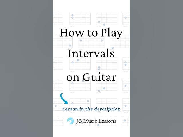 Video thumbnail for Intervals on guitar πΈ