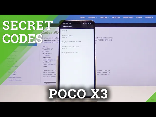 Video thumbnail for POCO X3 Secret Codes / Hidden Menu