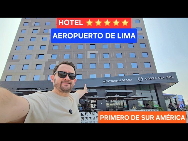 Video thumbnail for ¡DENTRO del AEROPUERTO! 🤩 El primer Hotel 5 Estrellas de Sudamérica | Wyndham Grand LIMA Airport