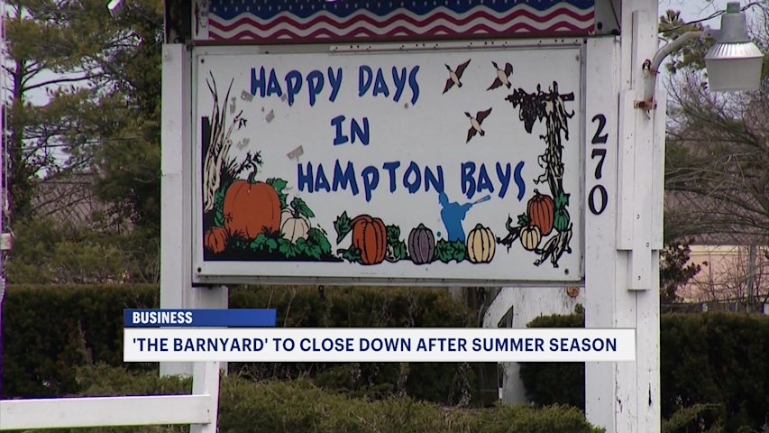 Video thumbnail for The Barnyard in Hampton Bays to close after three summers