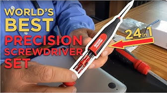 Video thumbnail for Reviewing the WORLD'S BEST PRECISION SCREWDRIVER SET